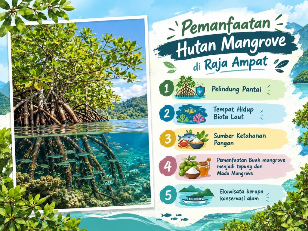 WhatsApp-Image-2026-09-29-at-12.48.41-2-1024x768 Fungsi Ganda Hutan Mangrove di Raja Ampat, Selain Penahan Abrasi Juga Sumber Ketahanan Pangan